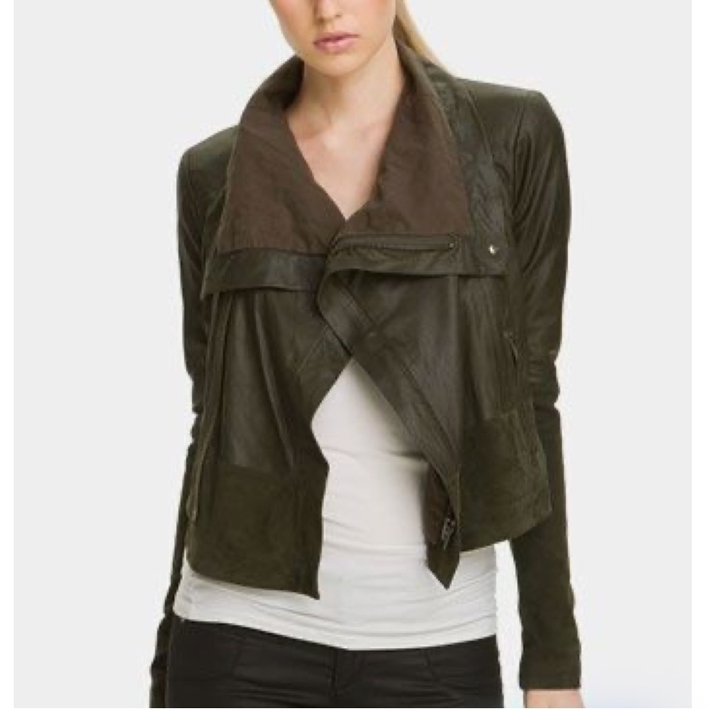 Veda Leather and Suede Jacket